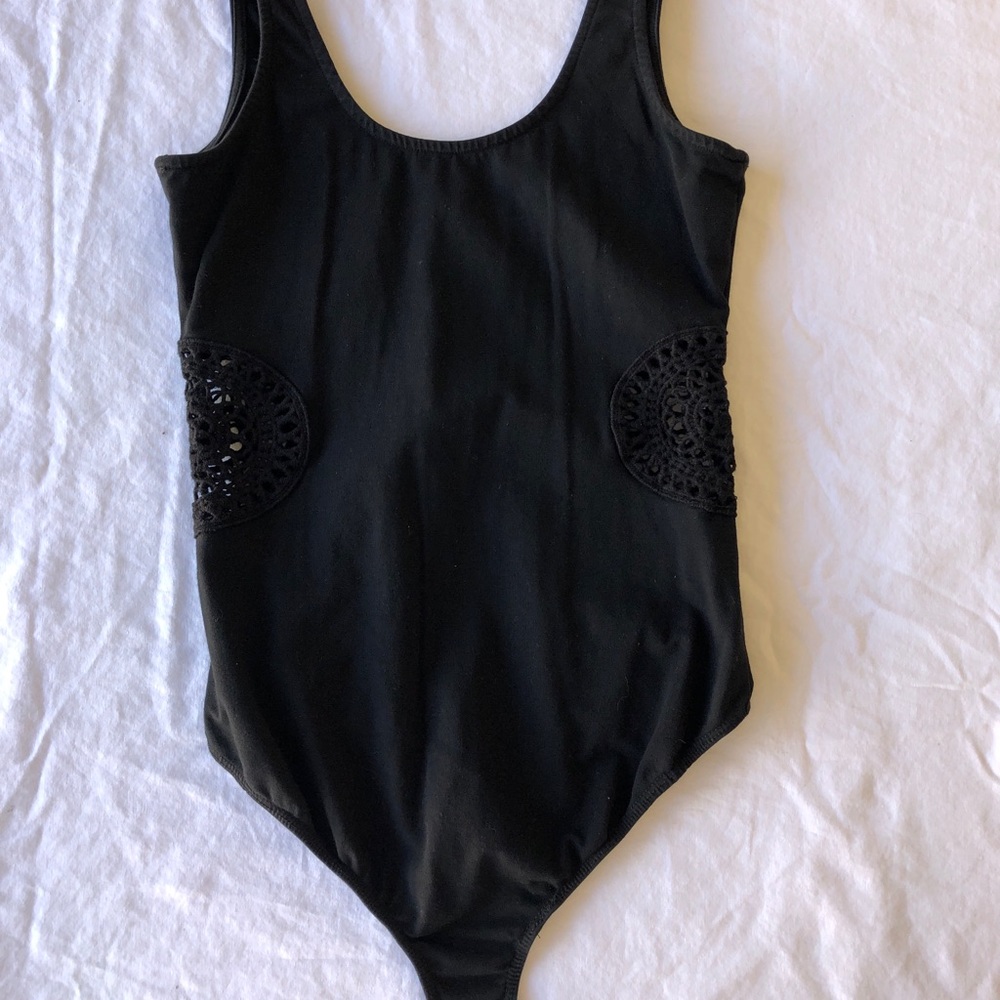 Kendall & Kylie Black Bodysuit